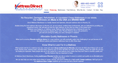 Desktop Screenshot of mattressdirectwarehouse.com