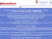 Tablet Screenshot of mattressdirectwarehouse.com